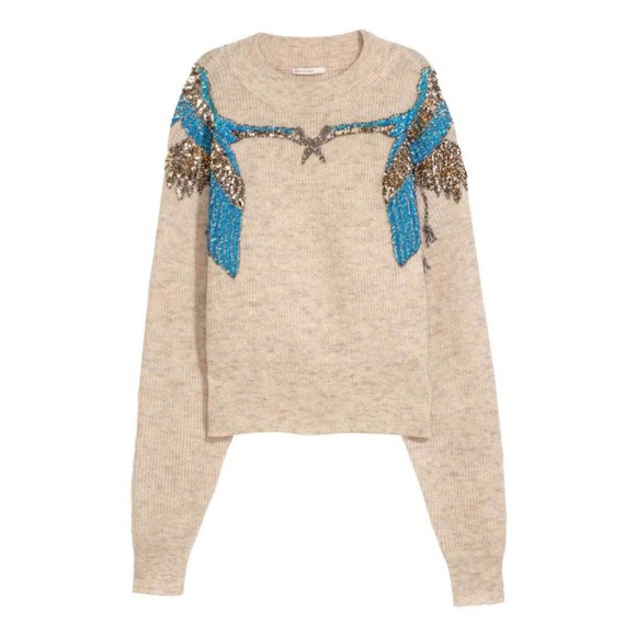 H&M wool mohair blend sweater - Picture 1 of 3